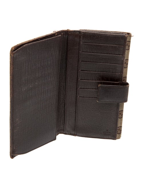 Gucci GG Canvas Canvas Continental Wallet
