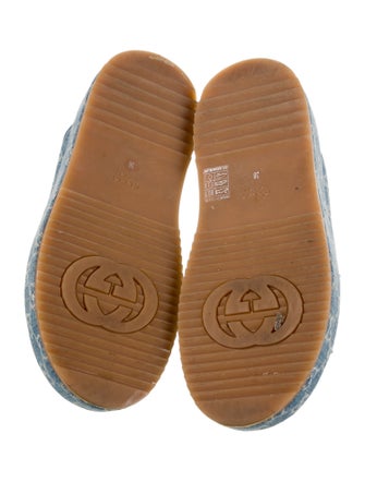 Gucci GG Denim Denim Slides
