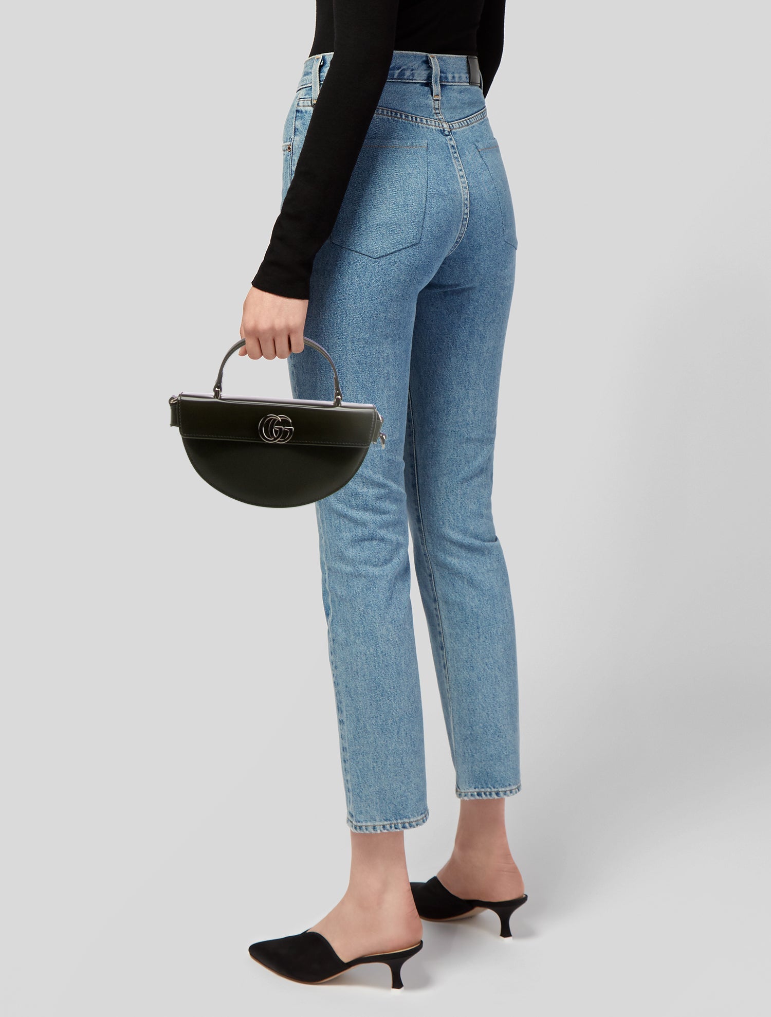 Gucci Double G Half-Moon Mini