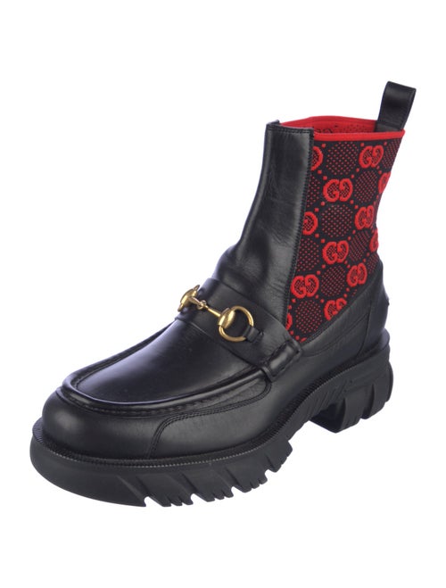 Gucci Horsebit Accent Leather Boots