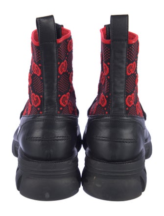 Gucci Horsebit Accent Leather Boots