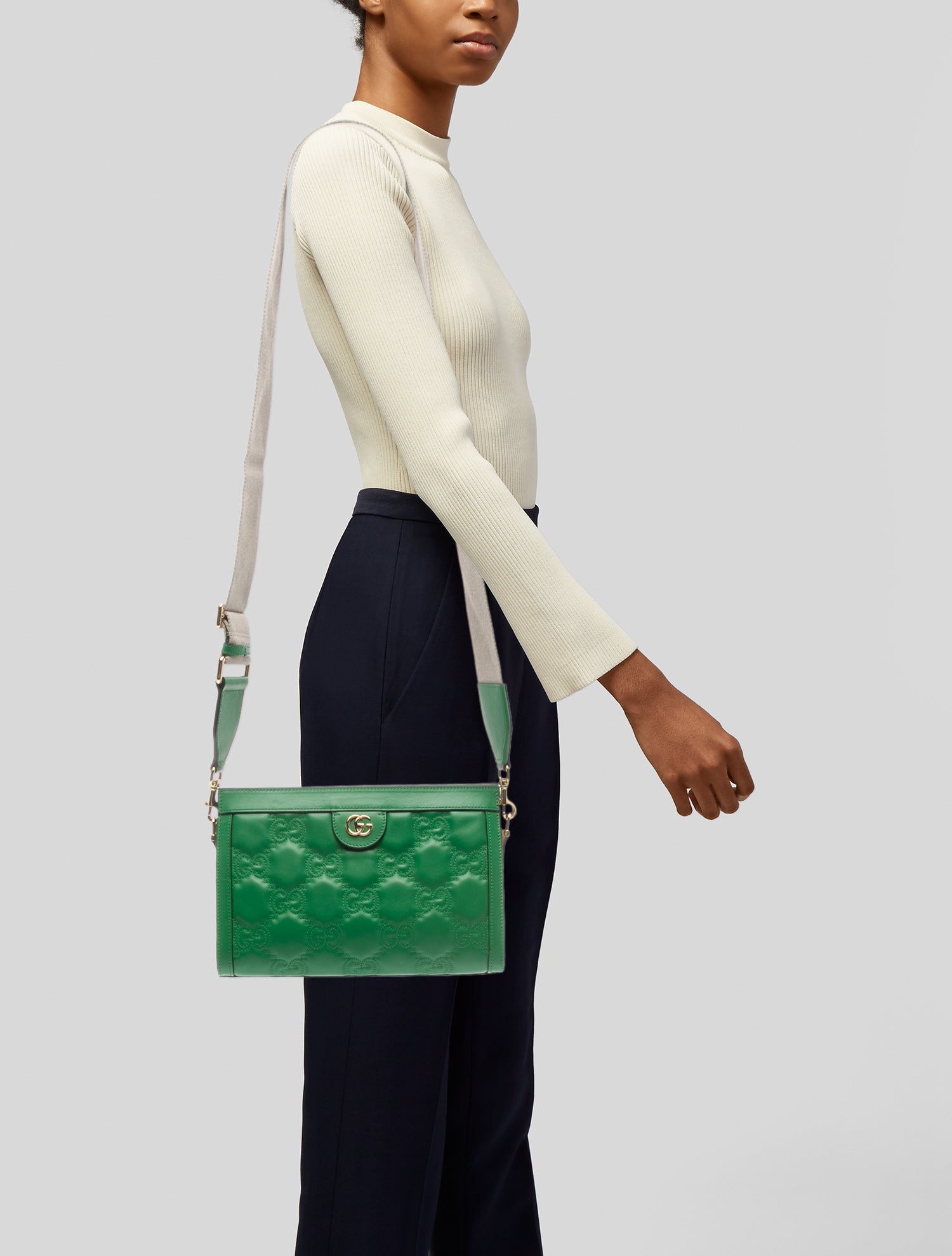 Gucci Interlocking G Matelasse Crossbody Bag