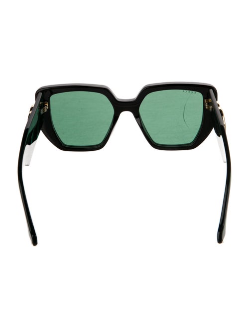 Gucci Double G Logo Square Sunglasses