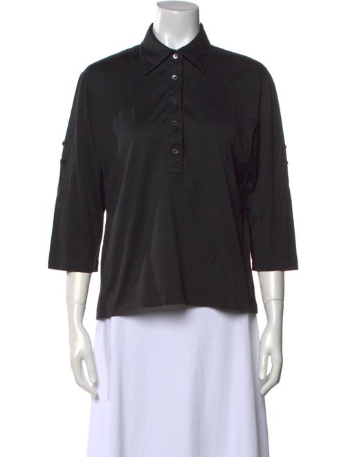 Gucci Three-Quarter Sleeve Button-Up Top