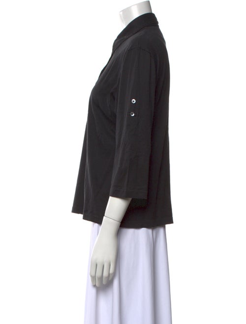 Gucci Three-Quarter Sleeve Button-Up Top