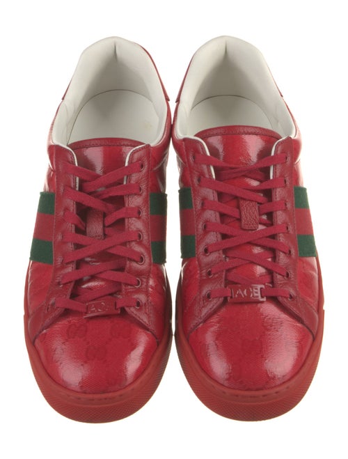 Gucci GG Supreme Patent Leather Sneakers
