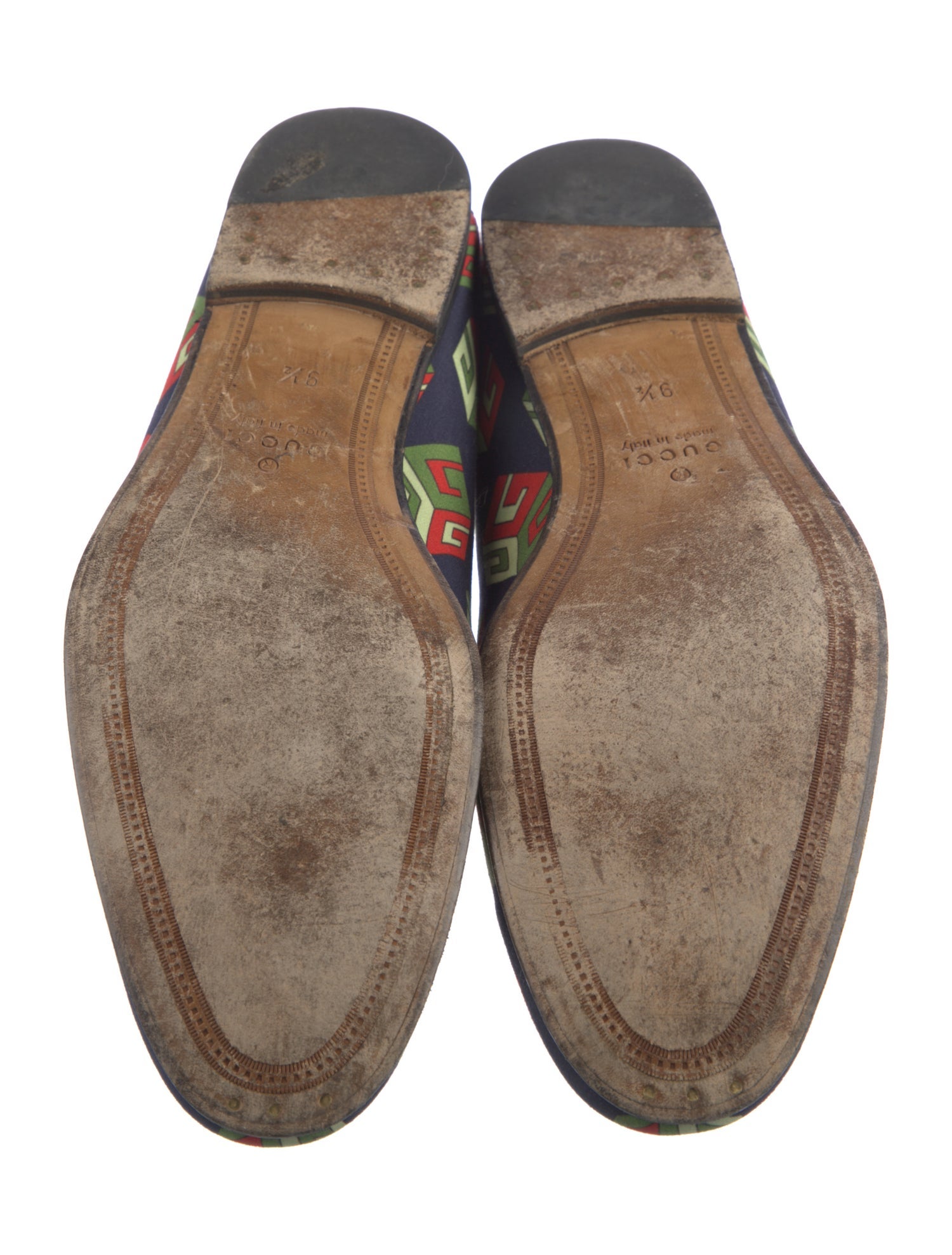 Gucci Horsebit Accent Printed Loafers
