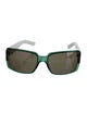 Gucci Web Accent Square Sunglasses