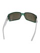 Gucci Web Accent Square Sunglasses