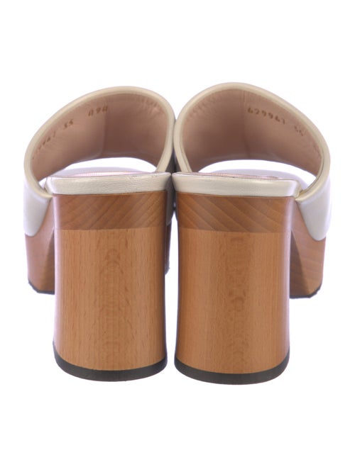 Gucci 1955 Horsebit Accent Leather Slides