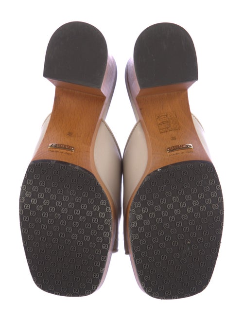 Gucci 1955 Horsebit Accent Leather Slides