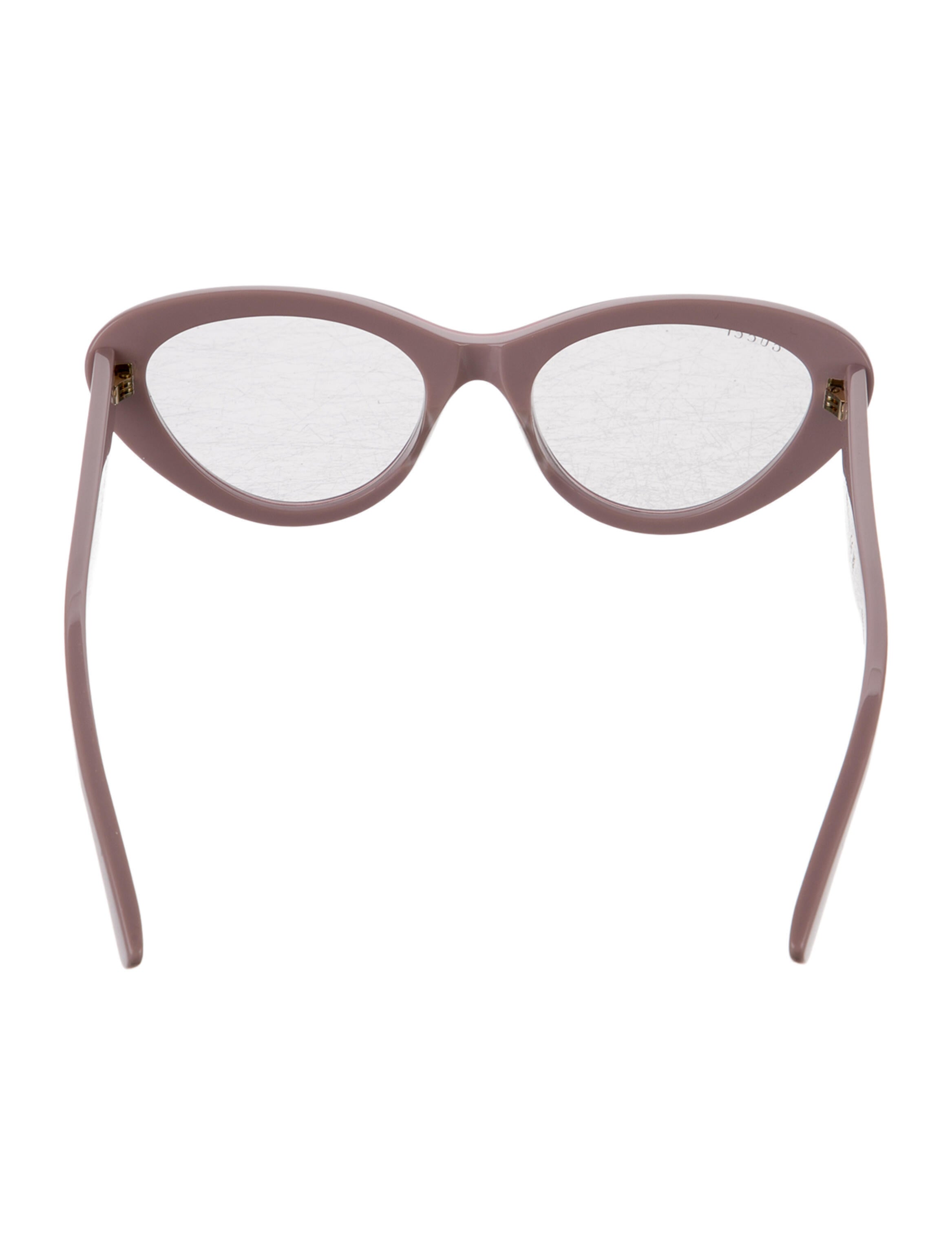 Gucci Cat-Eye Tinted Sunglasses