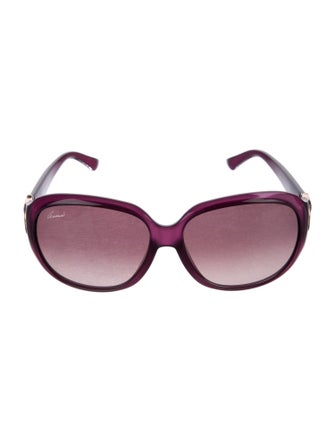 Gucci Bamboo Accent Oversize Sunglasses
