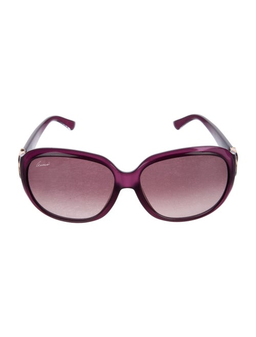 Gucci Bamboo Accent Oversize Sunglasses
