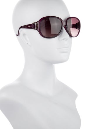 Gucci Bamboo Accent Oversize Sunglasses