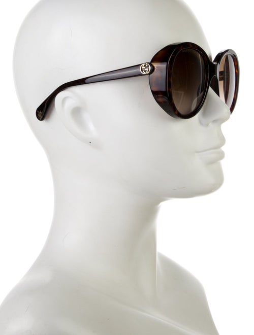 Gucci Interlocking G Logo Oversize Sunglasses