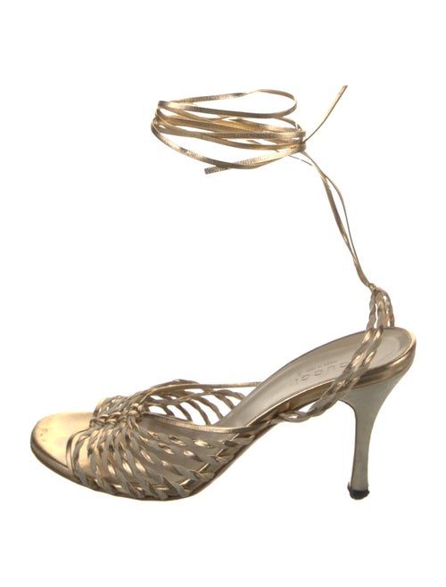 Gucci Leather Gladiator Sandals