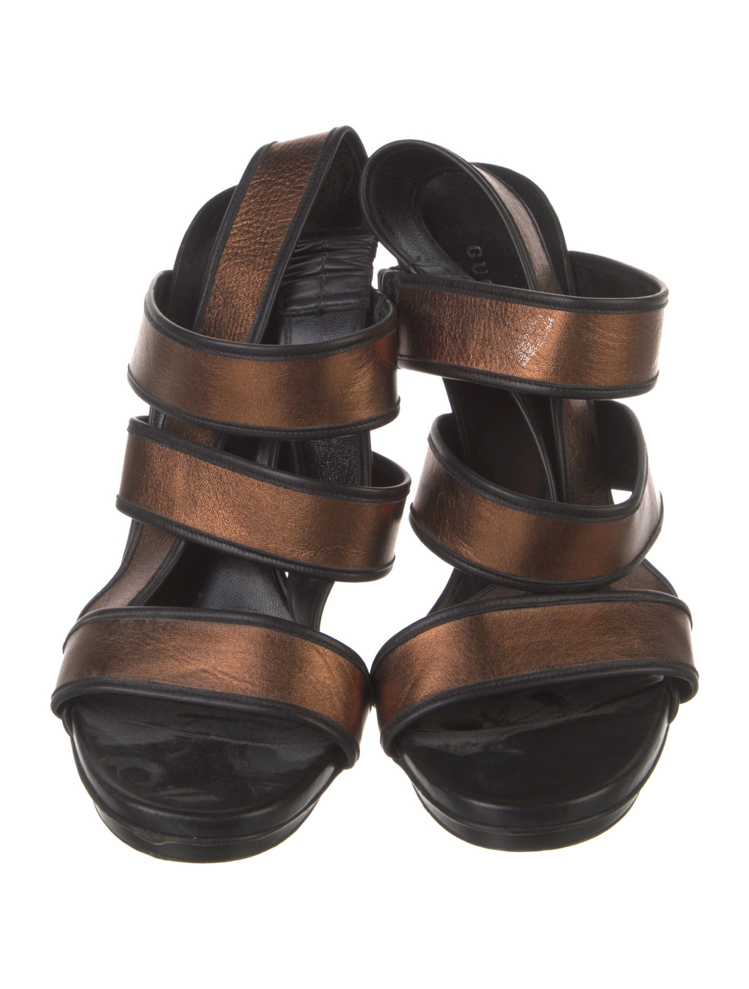 Gucci Leather Slingback Sandals