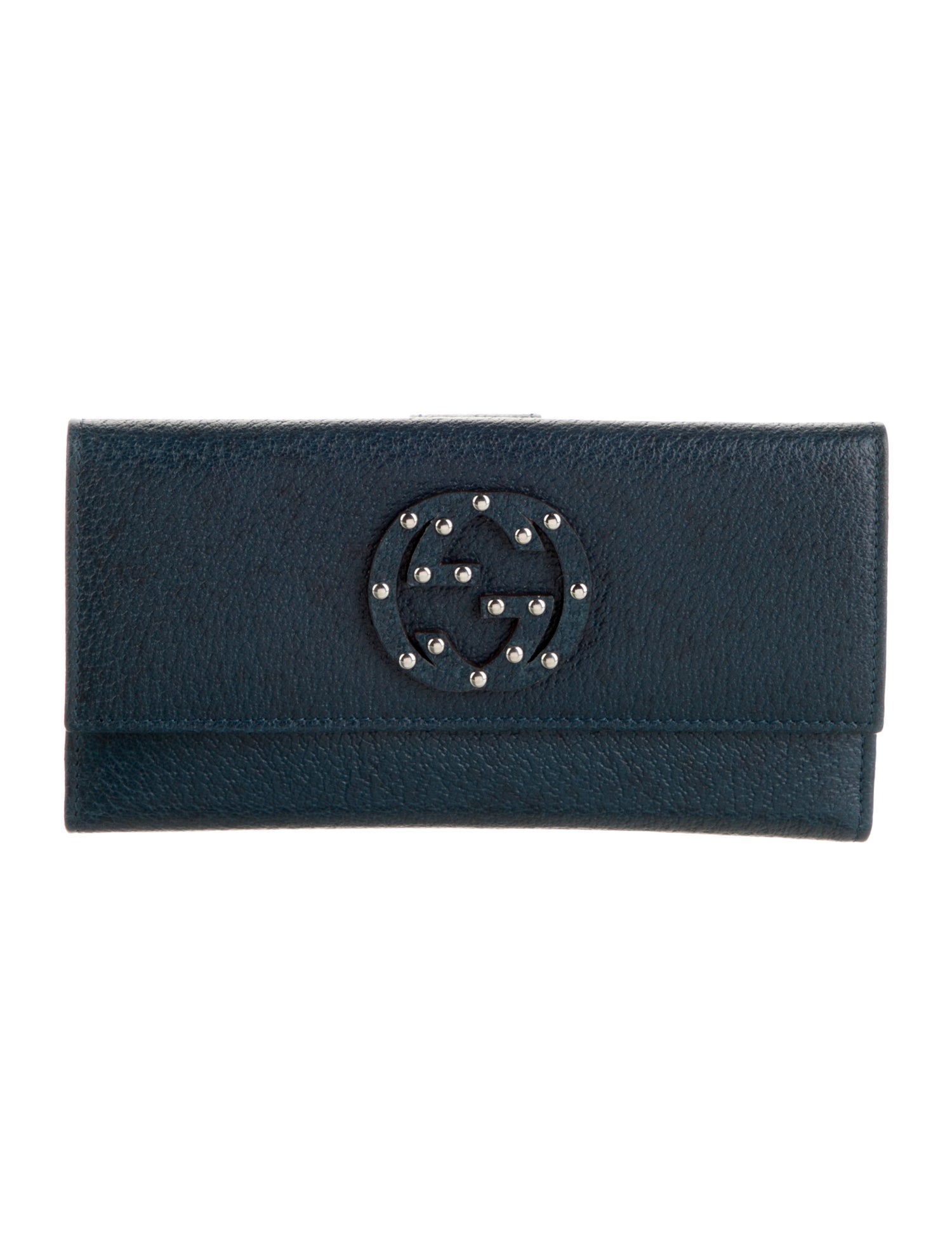 Gucci Interlocking G Logo Leather Continental Wallet