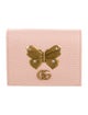Gucci Marmont Butterfly Double G Logo Compact Wallet