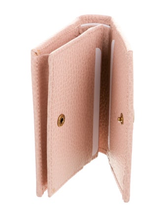 Gucci Marmont Butterfly Double G Logo Compact Wallet