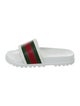 Gucci Web Accent Rubber Slides