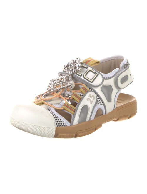 Gucci Leather Printed Sandals