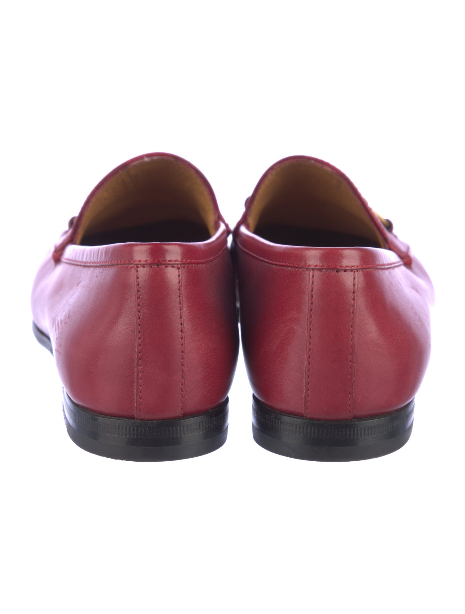 Gucci Horsebit Accent Leather Loafers