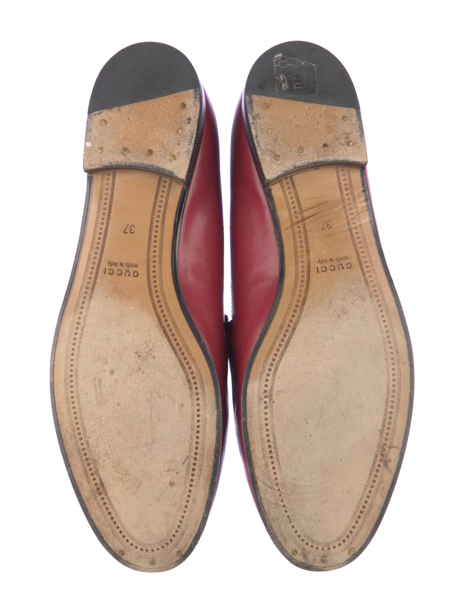 Gucci Horsebit Accent Leather Loafers