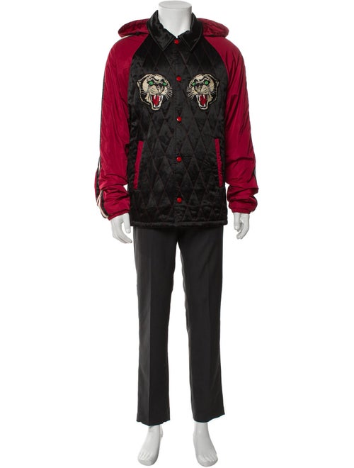 Gucci 2018 Colorblock Pattern Parka