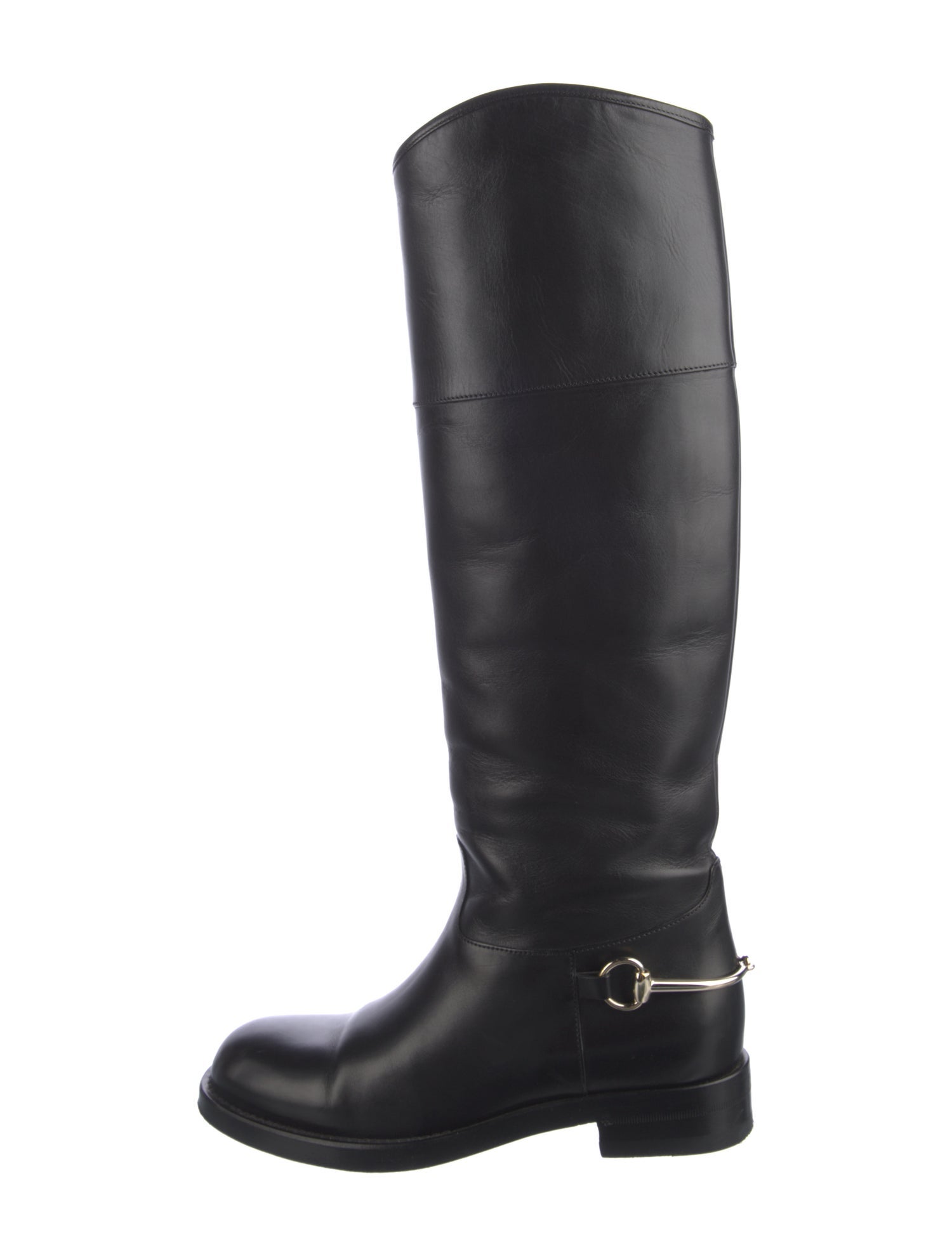Gucci Leather Riding Boots