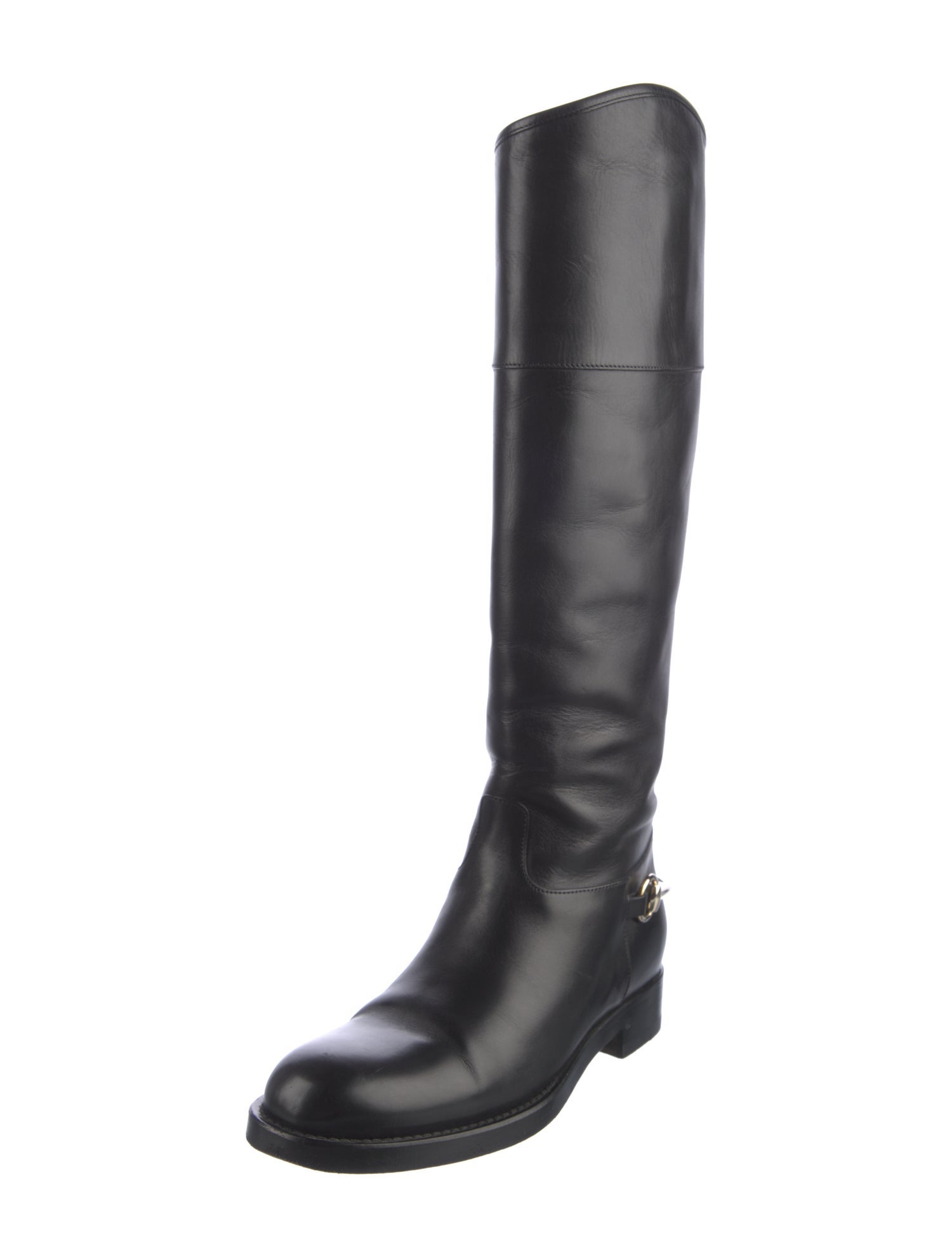 Gucci Leather Riding Boots