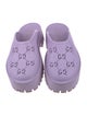 Gucci GG Logo Rubber Slides