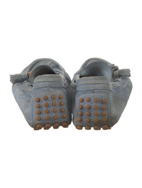 Gucci Bamboo Accent Suede Loafers