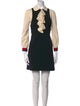 Gucci Colorblock Pattern Mini Dress