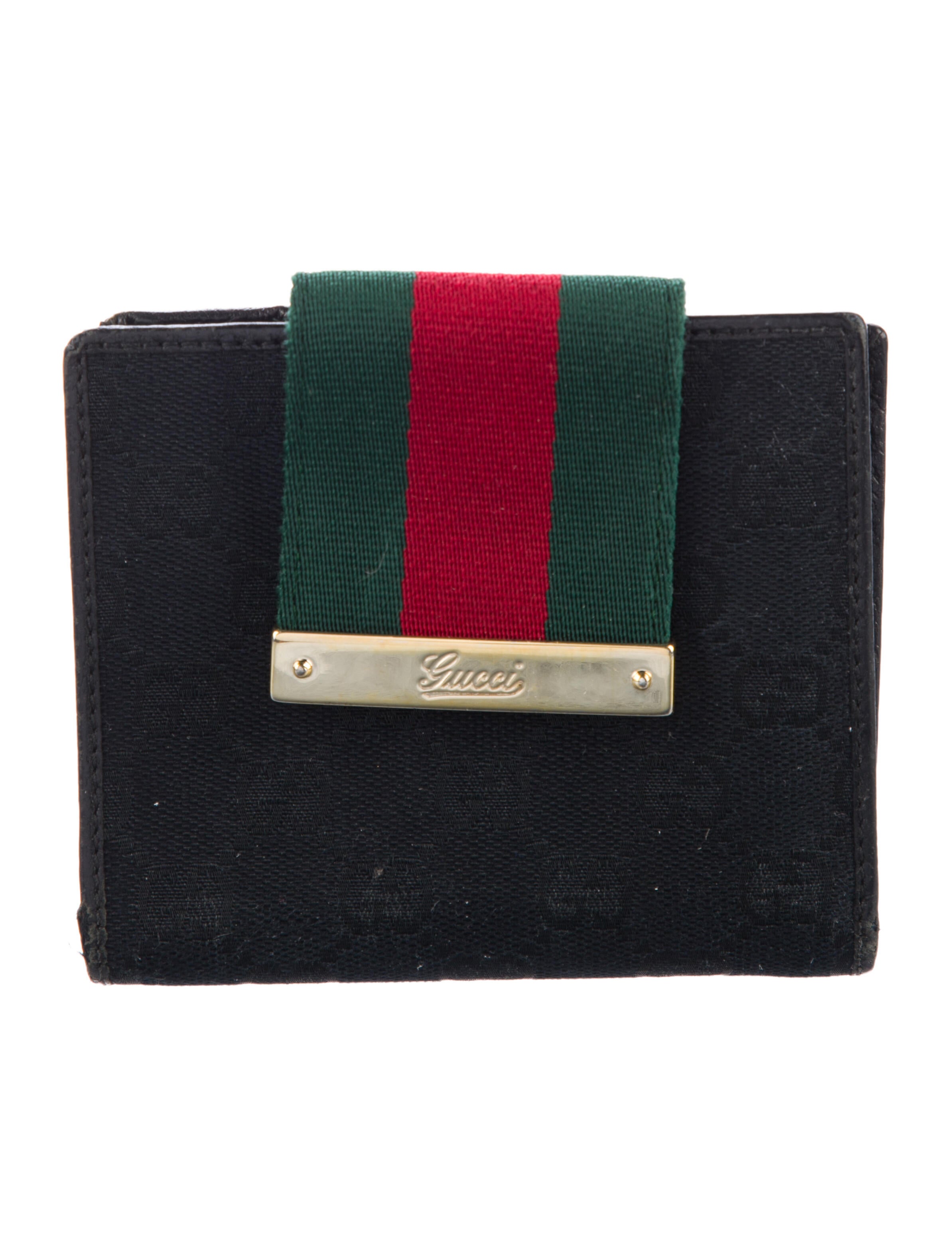 Gucci GG Canvas Canvas Compact Wallet