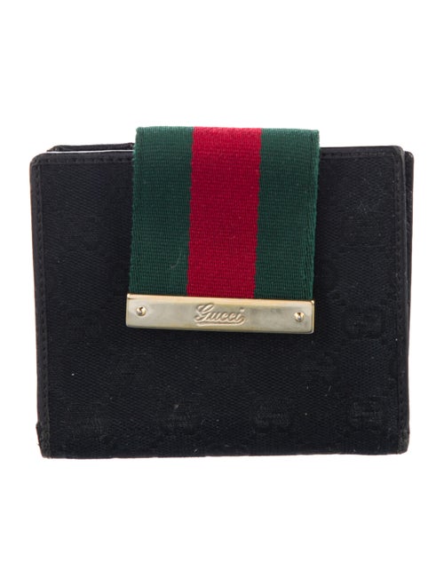 Gucci GG Canvas Canvas Compact Wallet