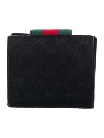 Gucci GG Canvas Canvas Compact Wallet
