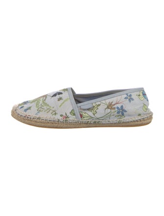 Gucci Flora Knight Print Canvas Espadrilles