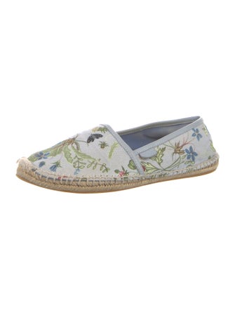 Gucci Flora Knight Print Canvas Espadrilles