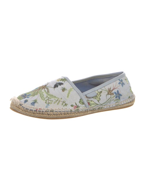 Gucci Flora Knight Print Canvas Espadrilles