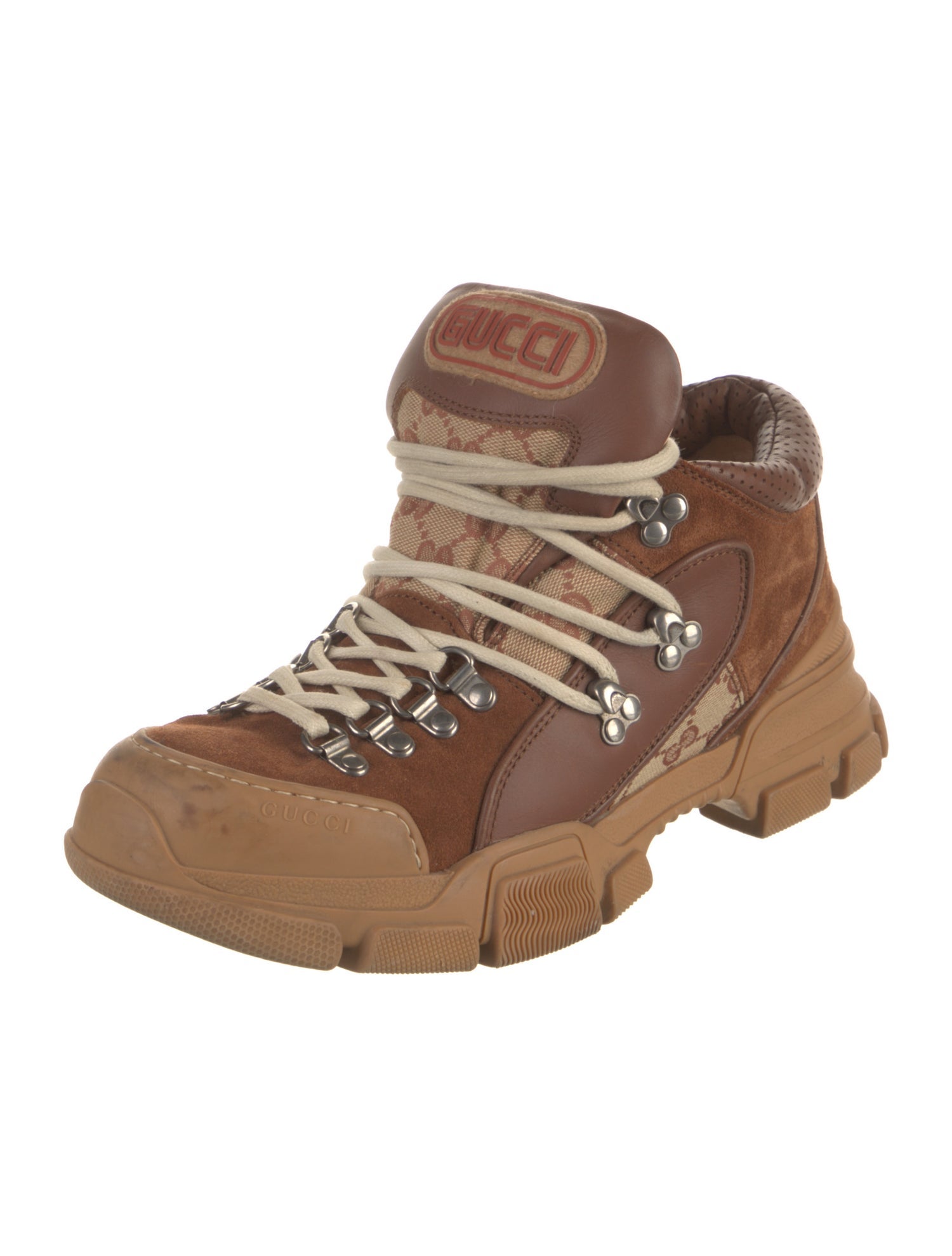 Gucci GG Canvas Suede Chunky Sneakers