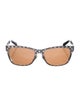 Gucci Microguccissima Pattern Wayfarer Sunglasses