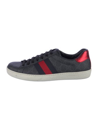 Gucci GG Supreme Grosgrain Trim Sneakers