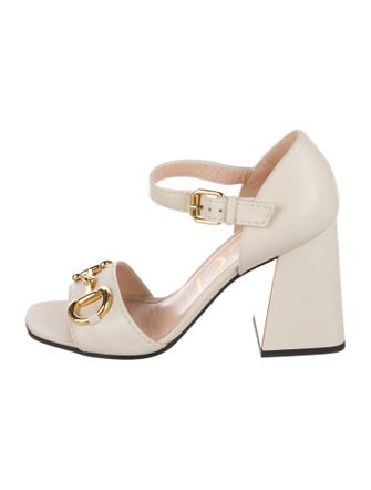 Gucci 1955 Horsebit Accent Leather Sandals