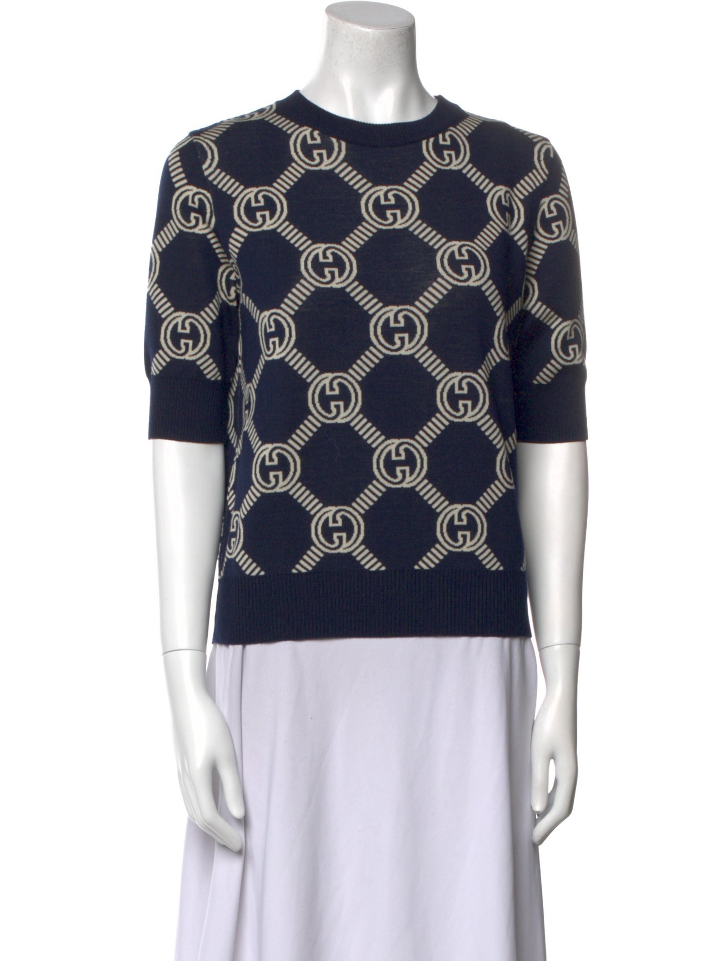 Gucci Wool Printed Sweatshirt