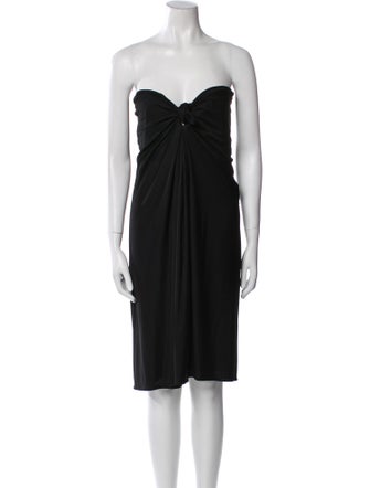 Gucci Strapless Knee-Length Dress