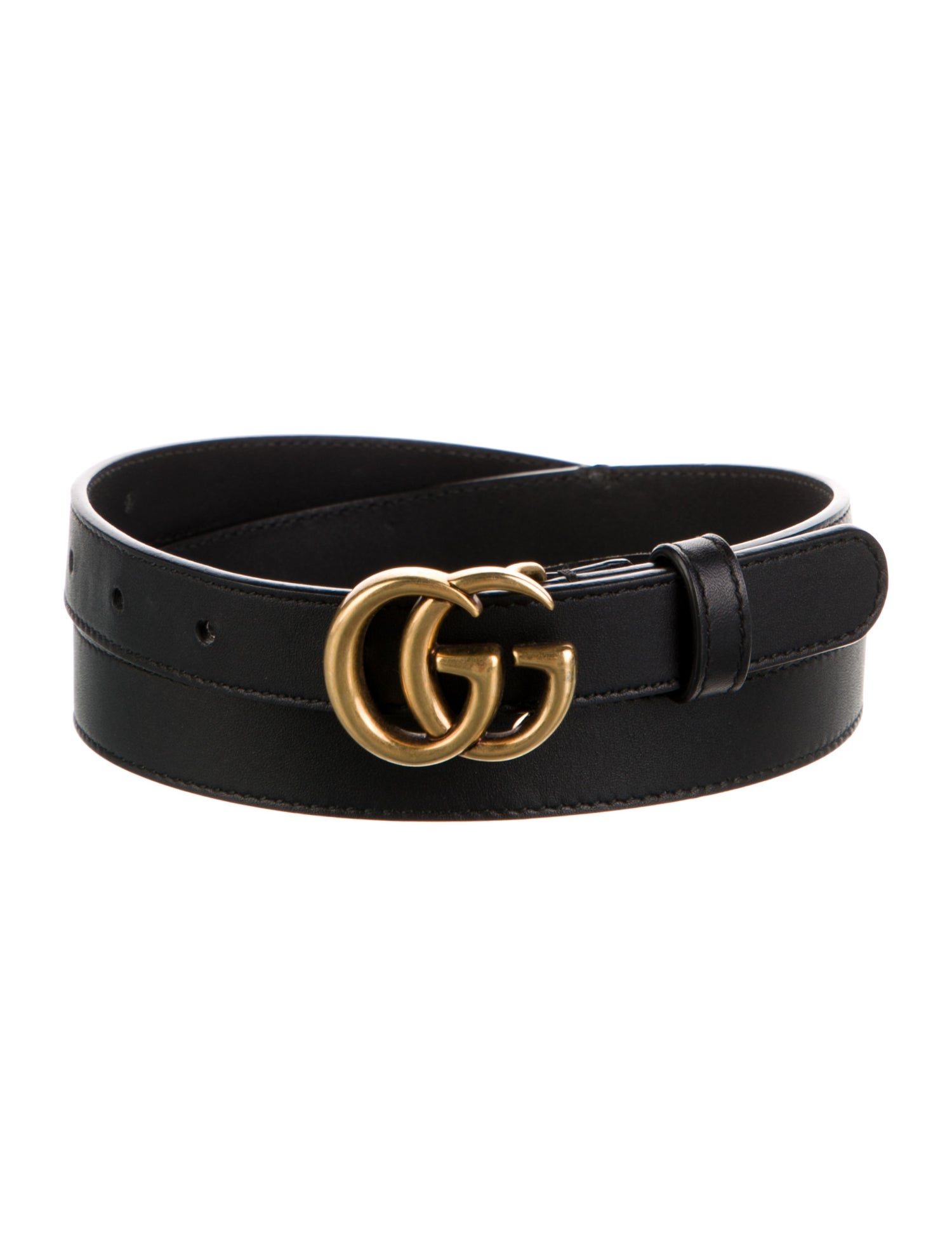 Gucci Running GG Logo Skinny Belt