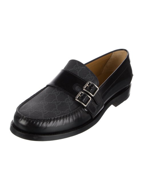 Gucci GG Supreme Leather Dress Loafers