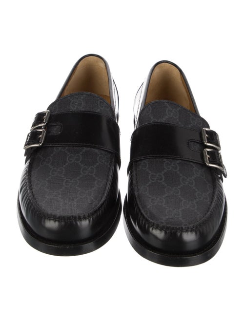 Gucci GG Supreme Leather Dress Loafers